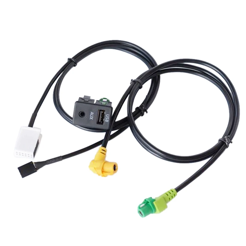

Car USB AUX Switch Cable USB Audio Adapter RCD510 RNS315 For Passat B6 B7 Touran CC Golf