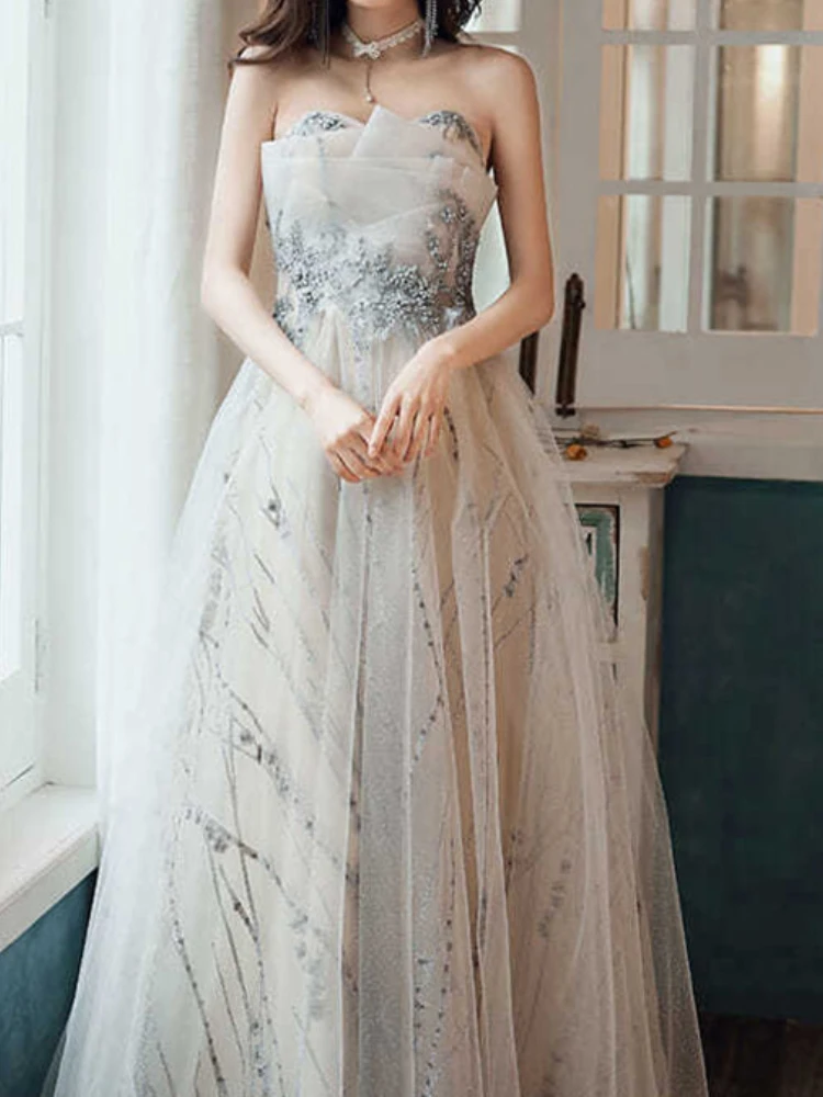 Элегантные бретели по индивидуальному заказу модные вечерние платья без рукавов