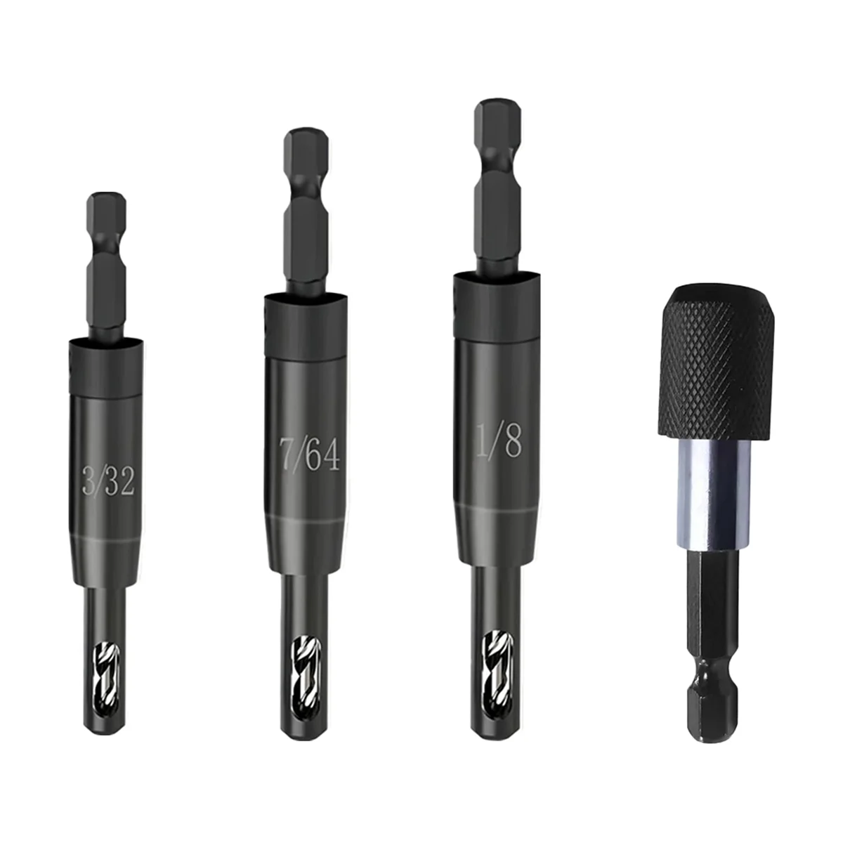 Самоцентрирующееся сверло 3/32&quot 7/64&quot 1/8 дюйма с держателем бит для шестигранного