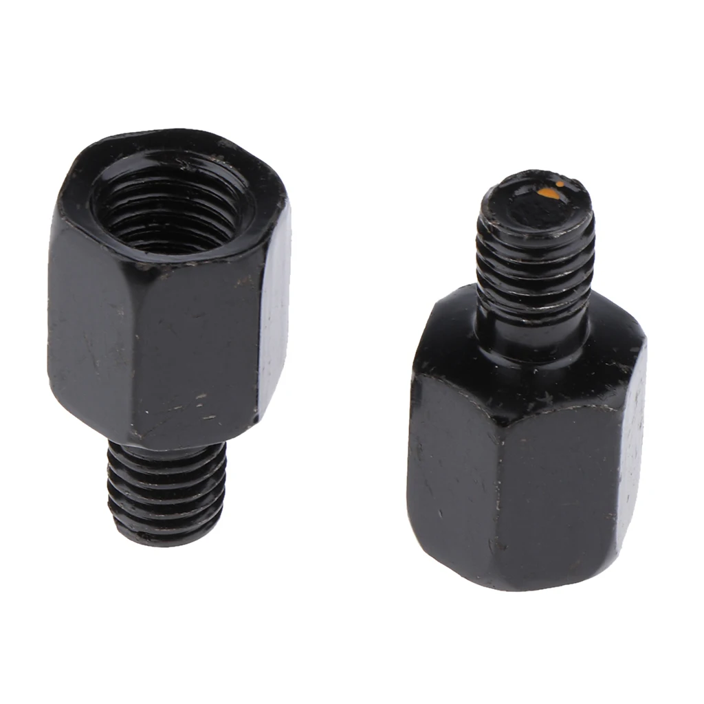 

Scooter Motorcycle Rearview Side Mirror RH 10mm - RH 8mm Adapter Black