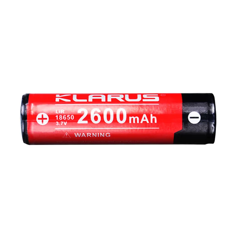 

Klarus 18650 аккумулятор для фонаря 2600/3100/3600 мАч