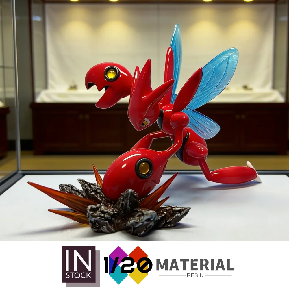 Фото [В наличии] Масштабная модель 1/20 из ПВХ [DM][WG] – Scizor Battling №3