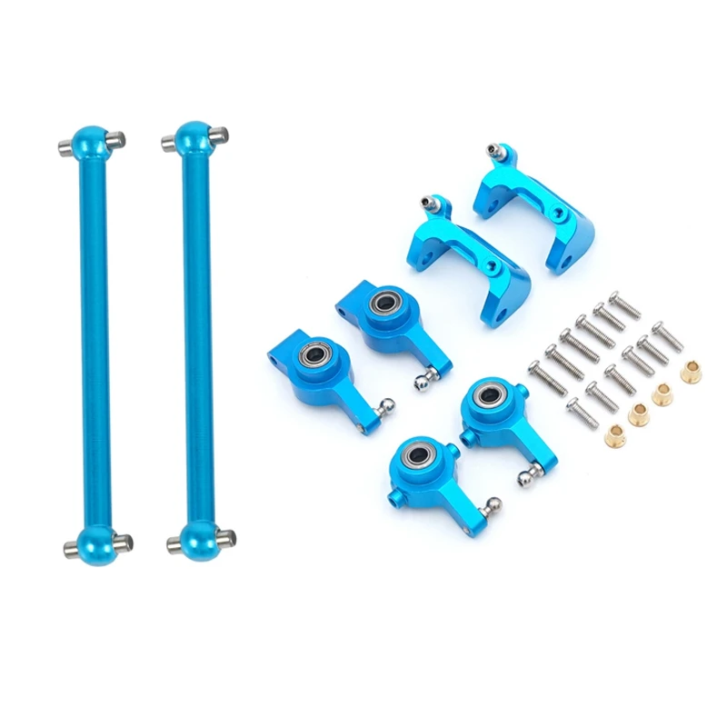 

2X Universal Drive Joint For WL Toys A959 A969 A979 K929 & 1Set Aluminum Front Rear Steering Hub Base C Carrier Knuckle