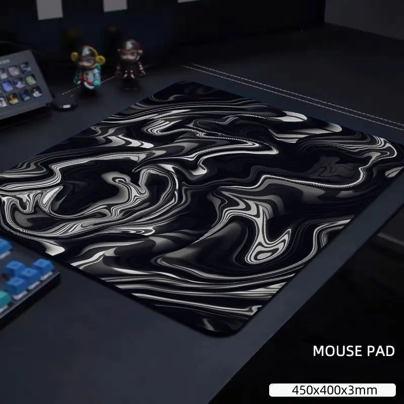 

Gaming Mousepad Colorful Art Texture Notebook Keyboard Pad XXL Size Non-slip Wear-resistant for Desk Mat Laptop Desk Pad 45x40