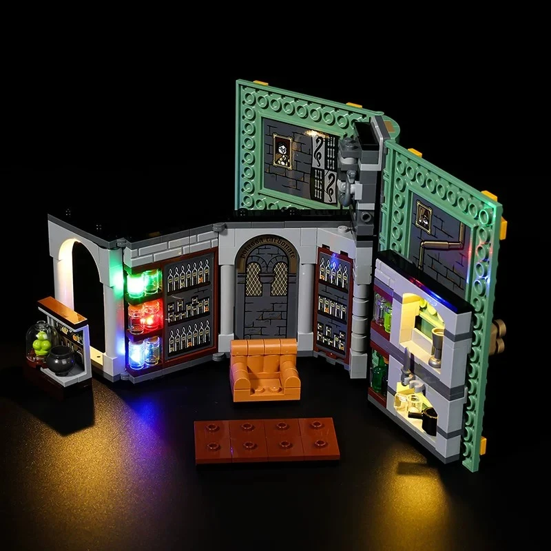Фото Набор светодиодного освещения, подходящий для конструктора LEGO Hogwarts Moment: Урок зелий 76383. №5