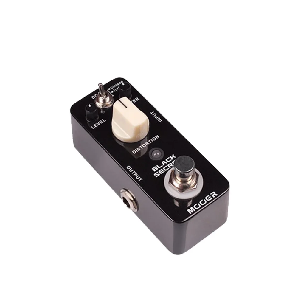 MOOER Black Secret Distortion педаль эффектов для электрогитары 2 рабочих режима Мини-педаль