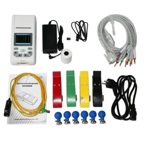CONTEC 12-Channel ECG/EKG Machine Electrocardiograph PC software Touch Screen ECG90A |