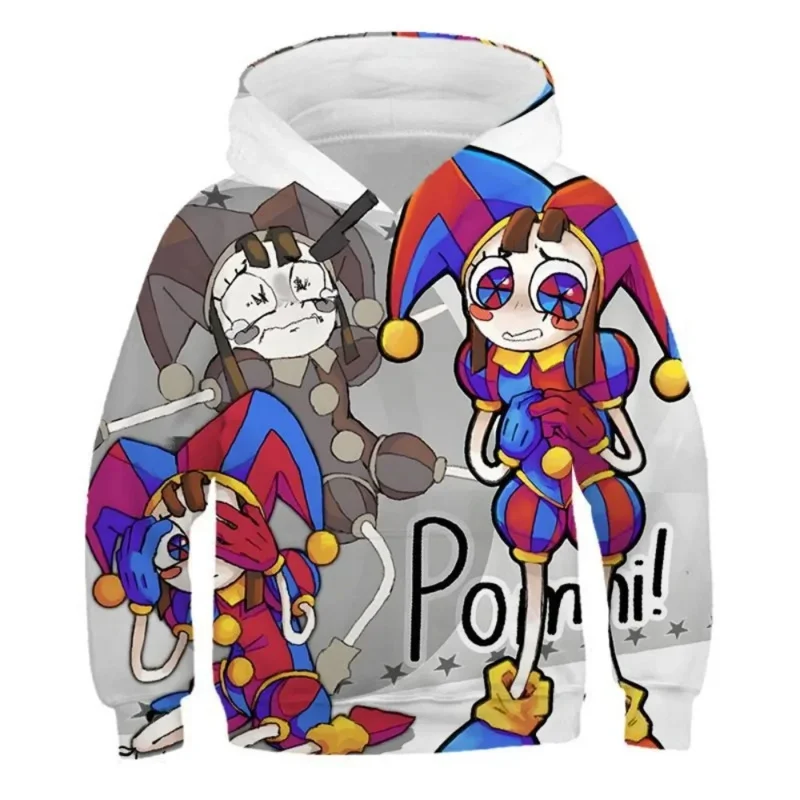 Jax удивительная цифровая Толстовка для косплея цирковой помани уличная одежда