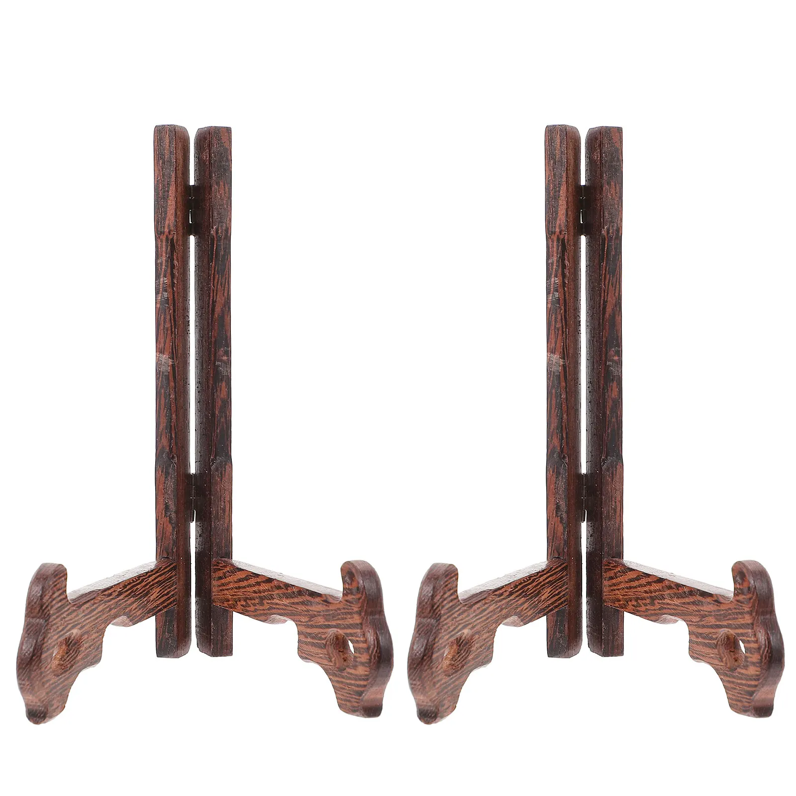 

Multifunction Wooden Storage Bracket Tea Holder Universal Display Stand Dinner Plate Display Stand Picture Frame Photo Holder