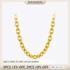 Массивное ожерелье ENFASHION для женщин, цепочка-чокер золотого цвета из нержавеющей стали 2020, модные ювелирные украшения, ожерелья для вечеринок P203122
