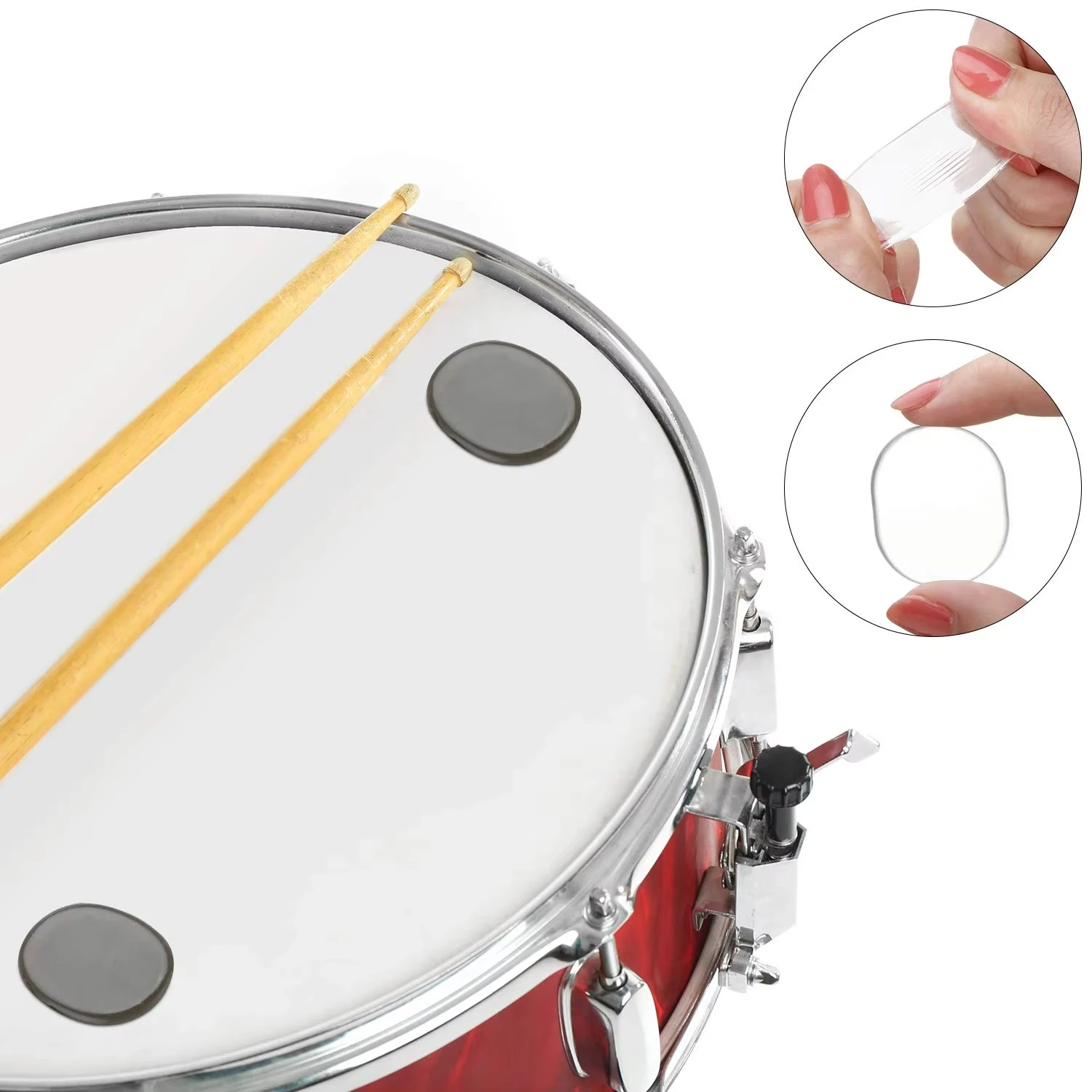 Барабанные демпферы из 30 предметов | Силиконовые подушечки Moon Gels для контроля