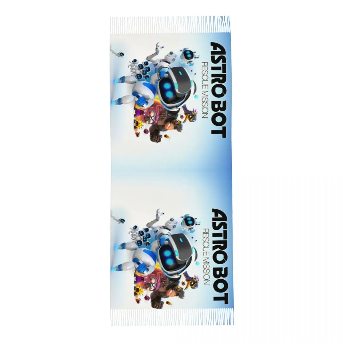 Игровой шарф Astrobots для женщин зимняя теплая шаль длинный большой шарф-шаль