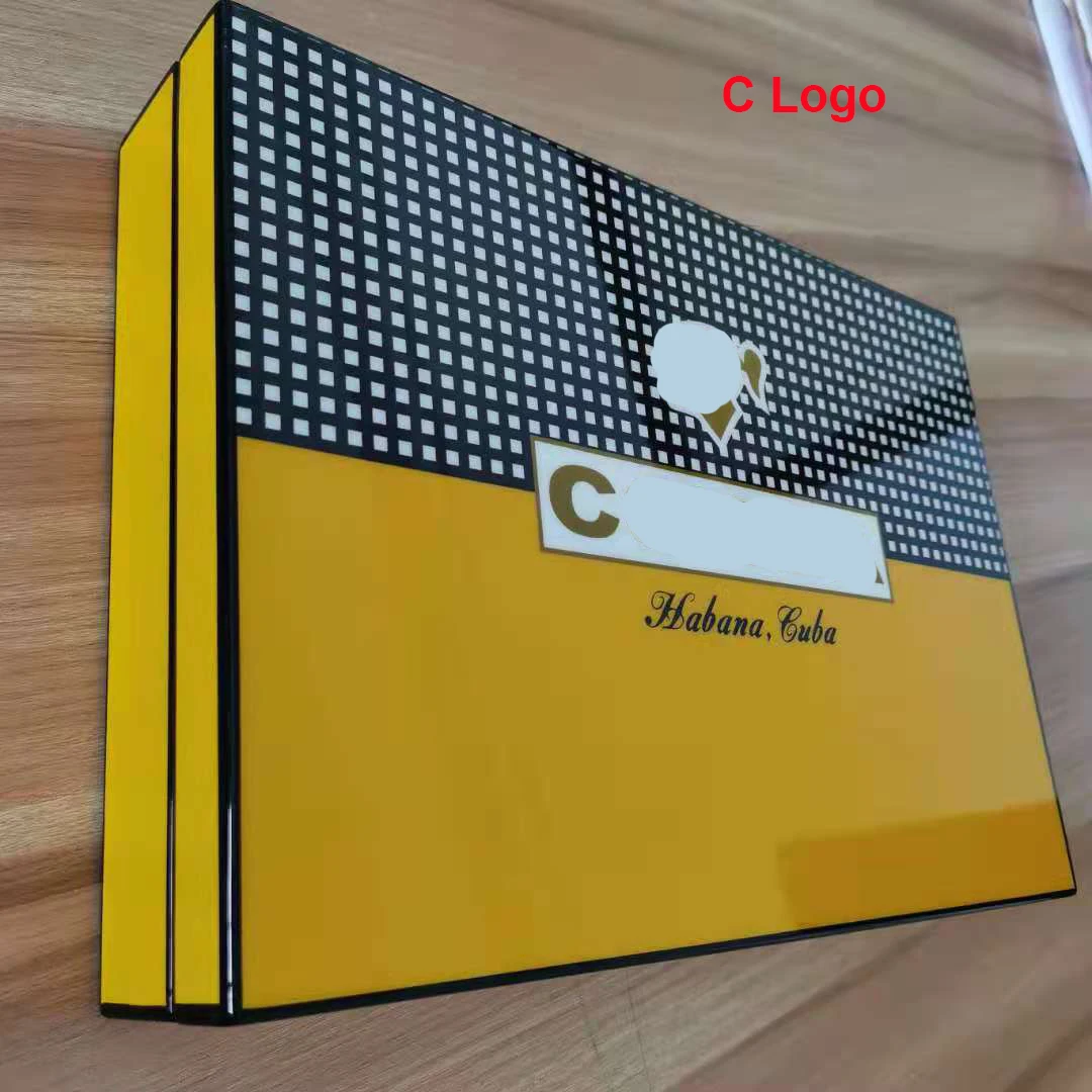 Роскошный ящик для хранения сигар с изображением пианино из кедрового дерева