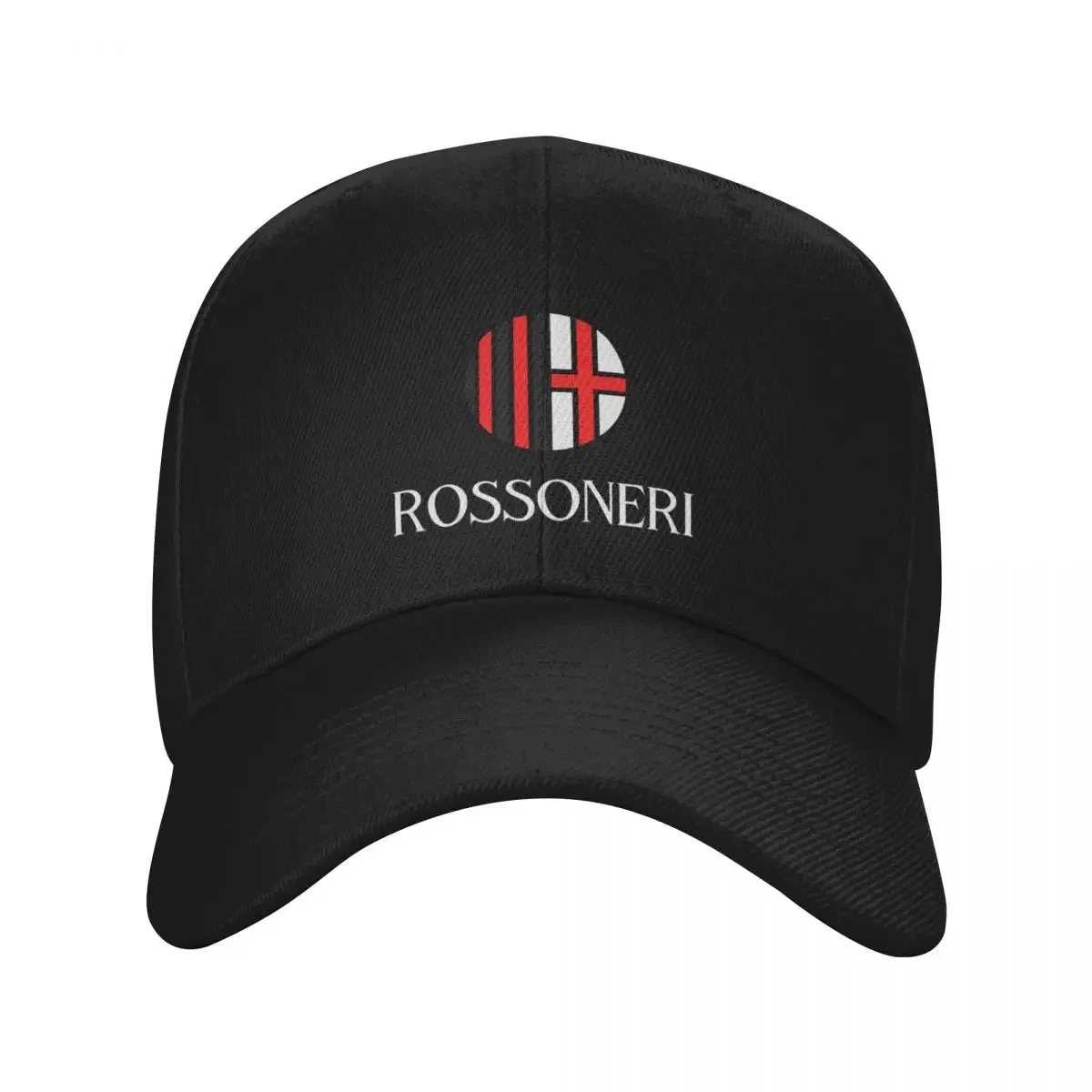 Белая бейсболка Rossoneri забавная шляпа Icon большого размера в стиле хип-хоп женская