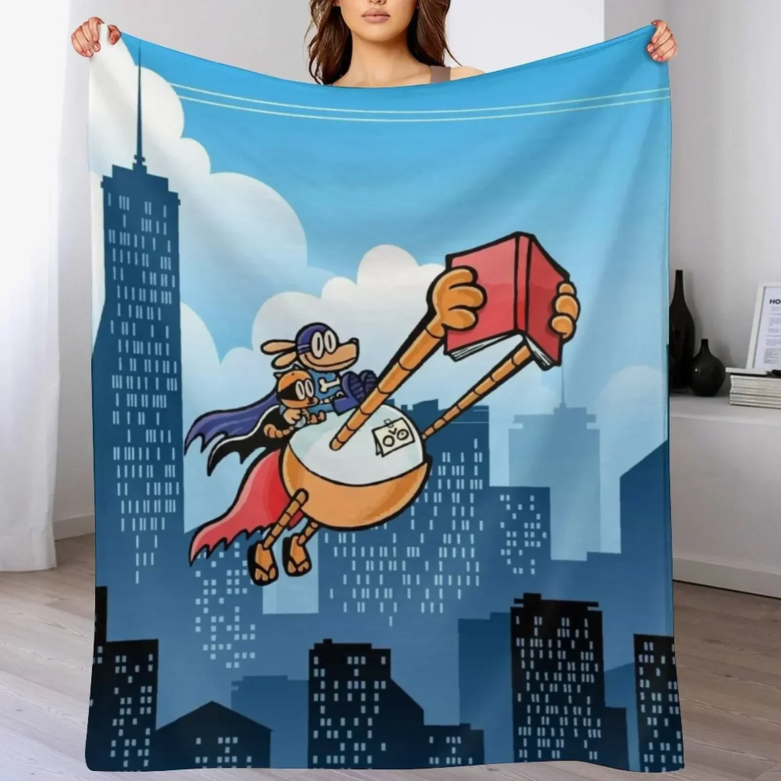 Собака парень и кошка детское одеяло Supa Buddies гигантский диван диваны