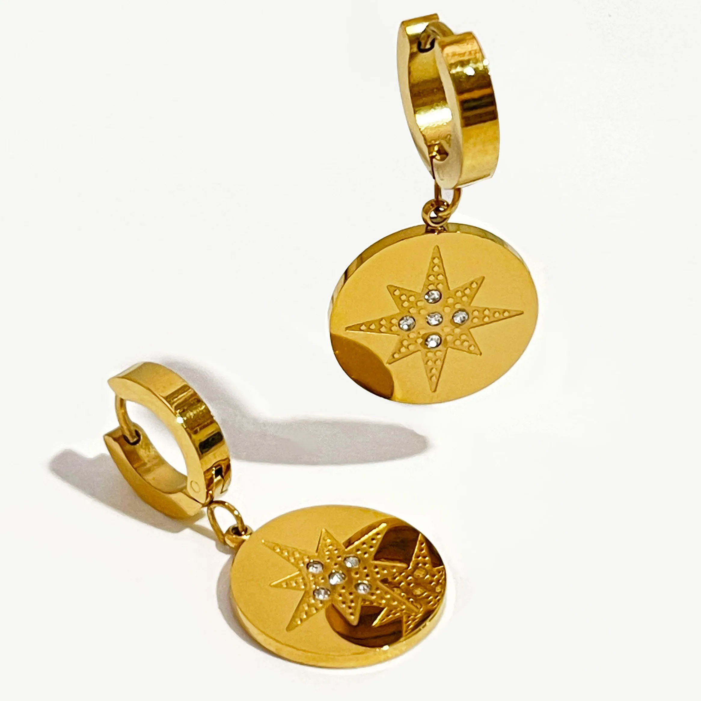 

Женские серьги-подвески из нержавеющей стали, 2022