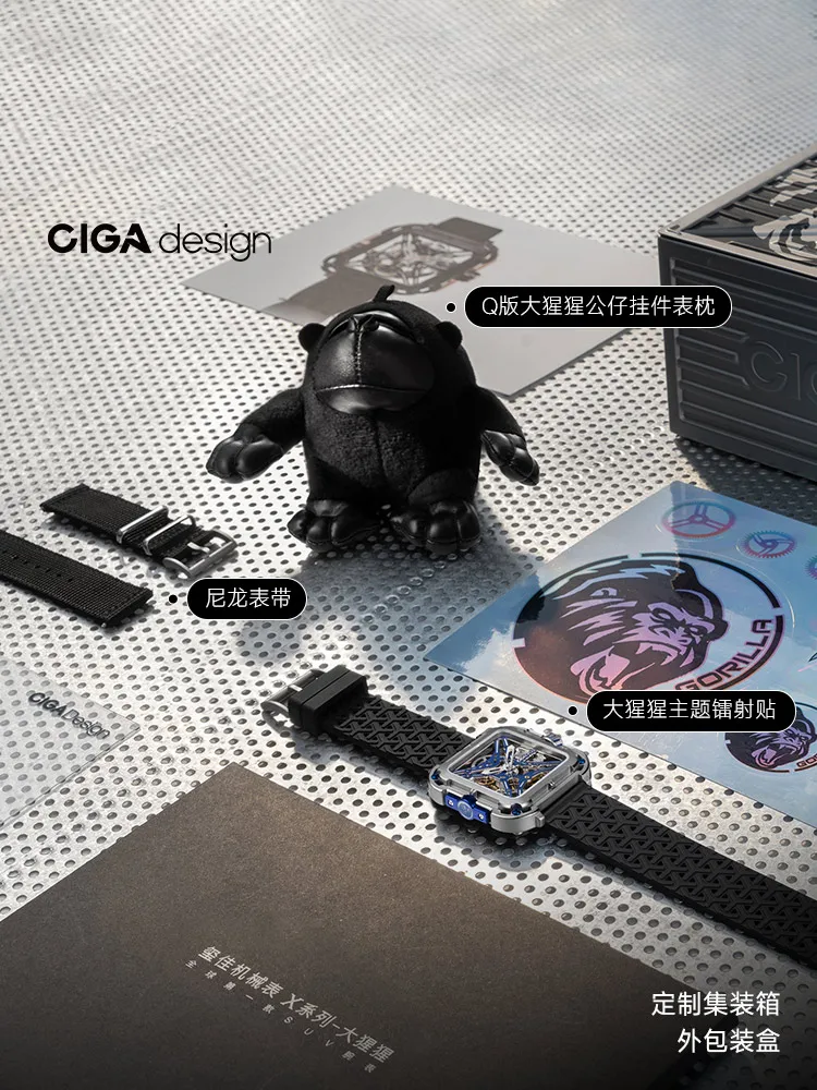 Механические часы CIGA design X series gorilla 2021, часы из титанового сплава (art.: 3920d02cc2d66) - 3920d02cc2d66