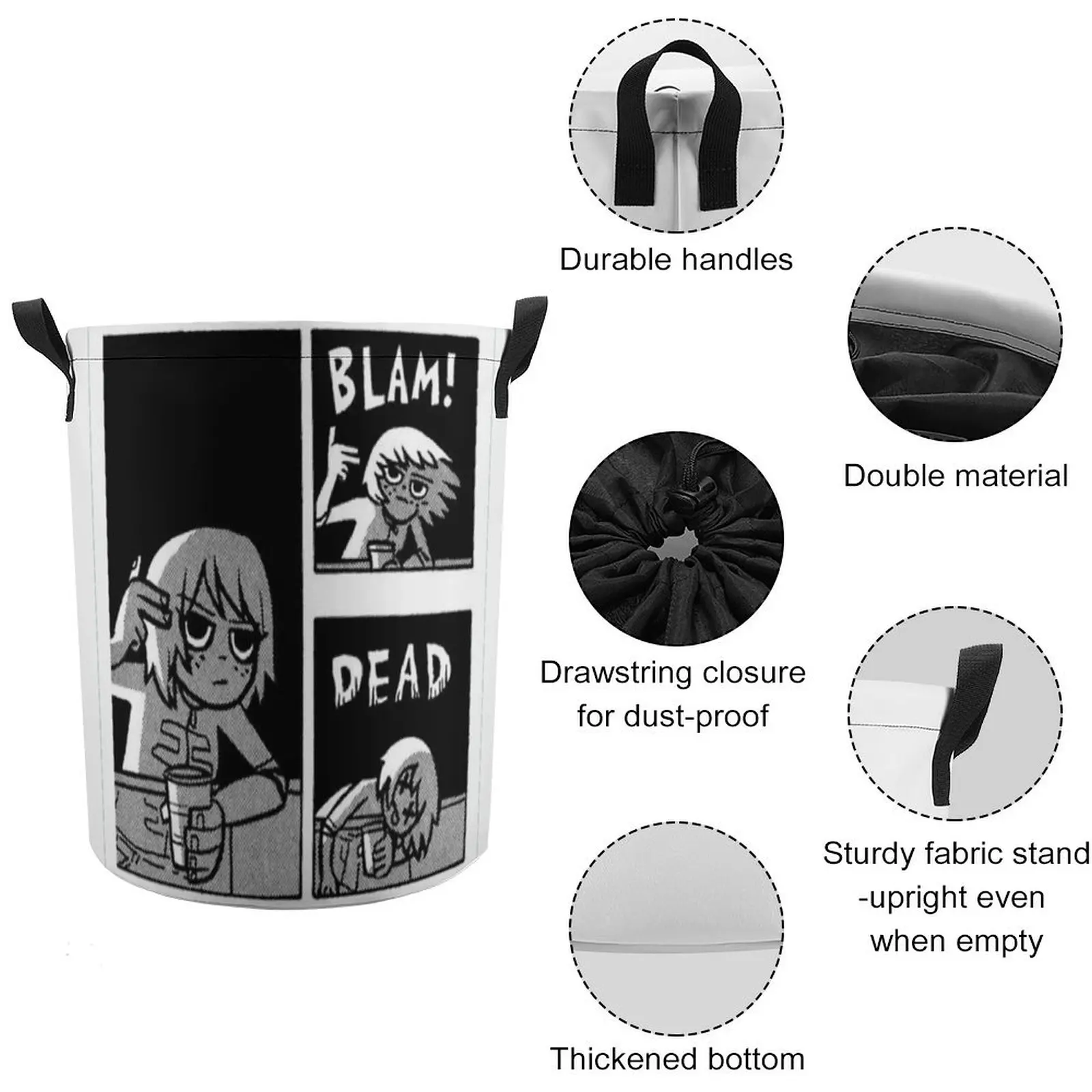 Корзина для грязного кармана белья многофункциональная