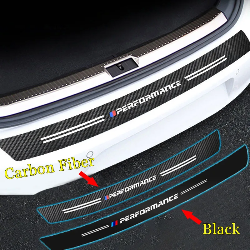 

1pcs Car Rear Carbon Fiber Rear Guard Protection Sticker For BMW M M3 M4 M5 X1 X5 X3 X7 X6 F10 F20 F22 F30 G20 G30 Performance