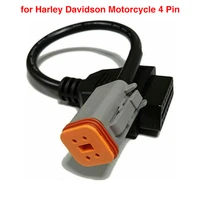 64 pin to obd2 adapter cable diagnostic scanner for harley davidson motorcycle
