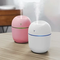 portable mini air humidifier usb aroma essential oil diffuser 220ml with night light cool mist for bedroom home car purifier