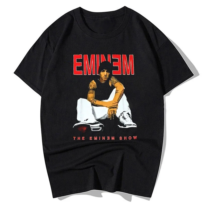 

Rapper Eminem T Shirt Men Women Summer Fashion Cotton T-shirt Kids Hip Hop Tops Rap Rock Band Tee Shirt Camiseta Hombre Tshirt