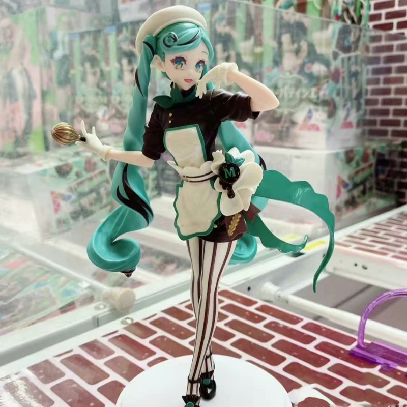 

Original Sega Hatsune Miku Luminasta Bitter Patissier Action Figure Vocaloid Spm Figurine Anime Kawaii Model Statue Doll Toys