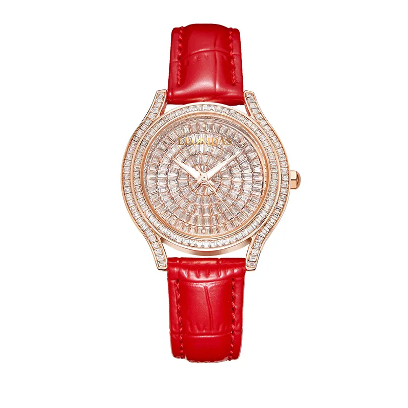 

Женские Водонепроницаемые кварцевые часы с ремешком