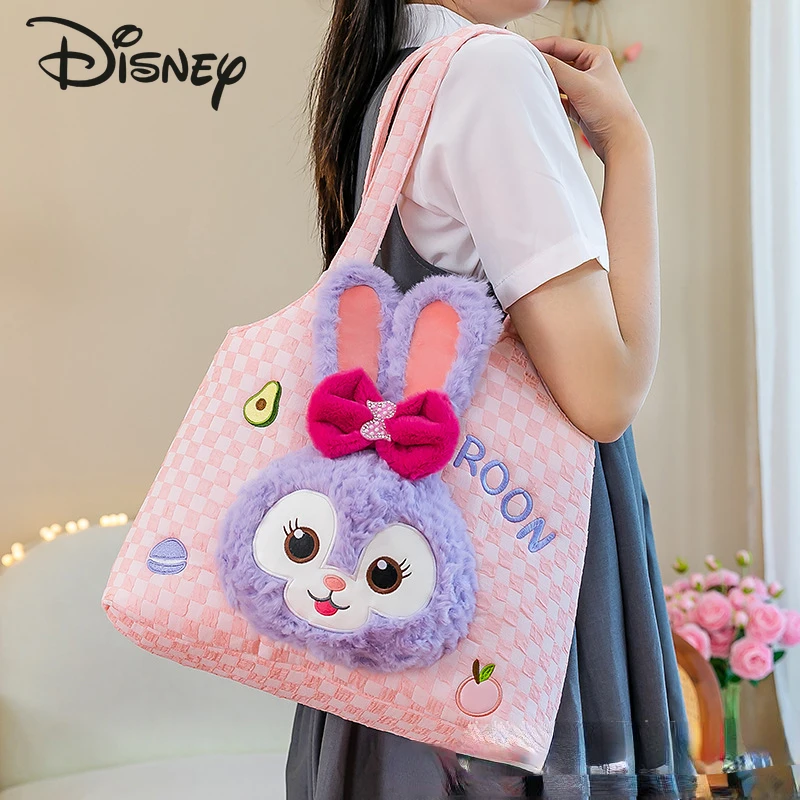 Disney New Women's Handbag Fashion High Quality Doll Shopping Women's Bag Cartoon Small Fresh Versatile Girl Shoulder Bag