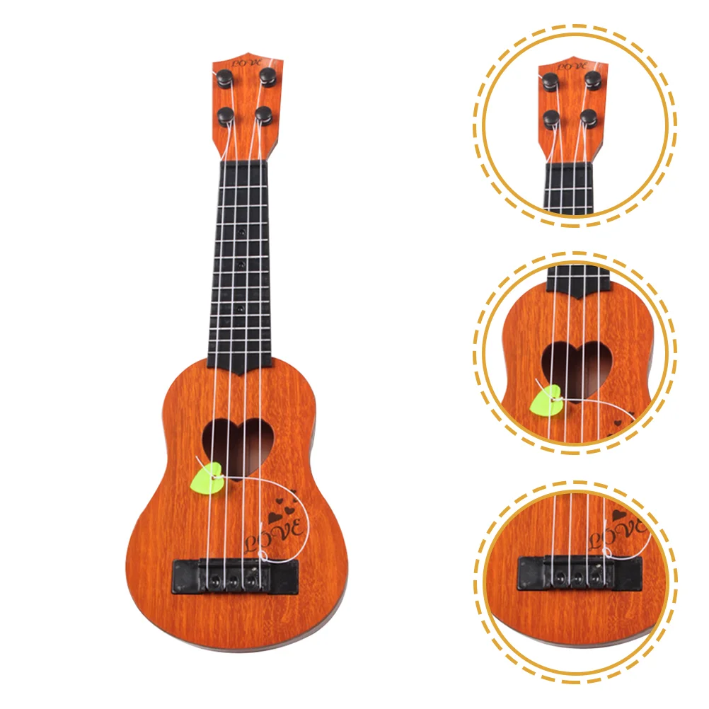 

Guitar Kids Ukulele Musical Toy Mini Toys Instrumentchild Beginner Beginners Preschool Starter Early Ukuleles