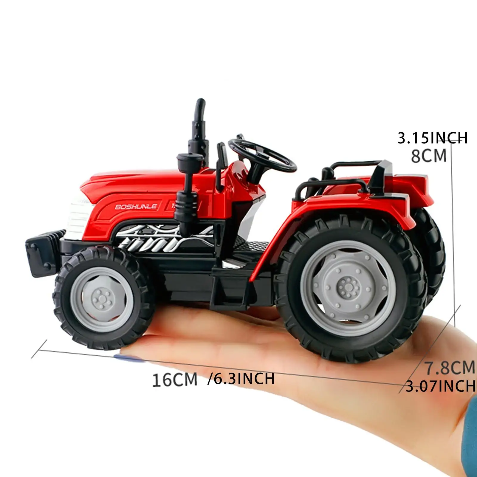 Масштаб 1/32 Модель трактора Игрушечный фермерский игрушечный автомобиль Литой