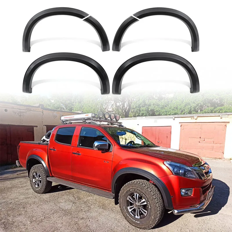 

Slim Mudguards Fender Flare Wheel Arch For ISUZU D-MAX 2012 2013 2014 2015 2016 2017 2018 2019 Chevrolet KB Double Cabin