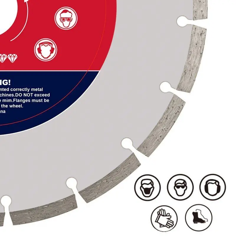 Алмазная пила HERZO 230 мм для угловой шлифовальной машины по дереву