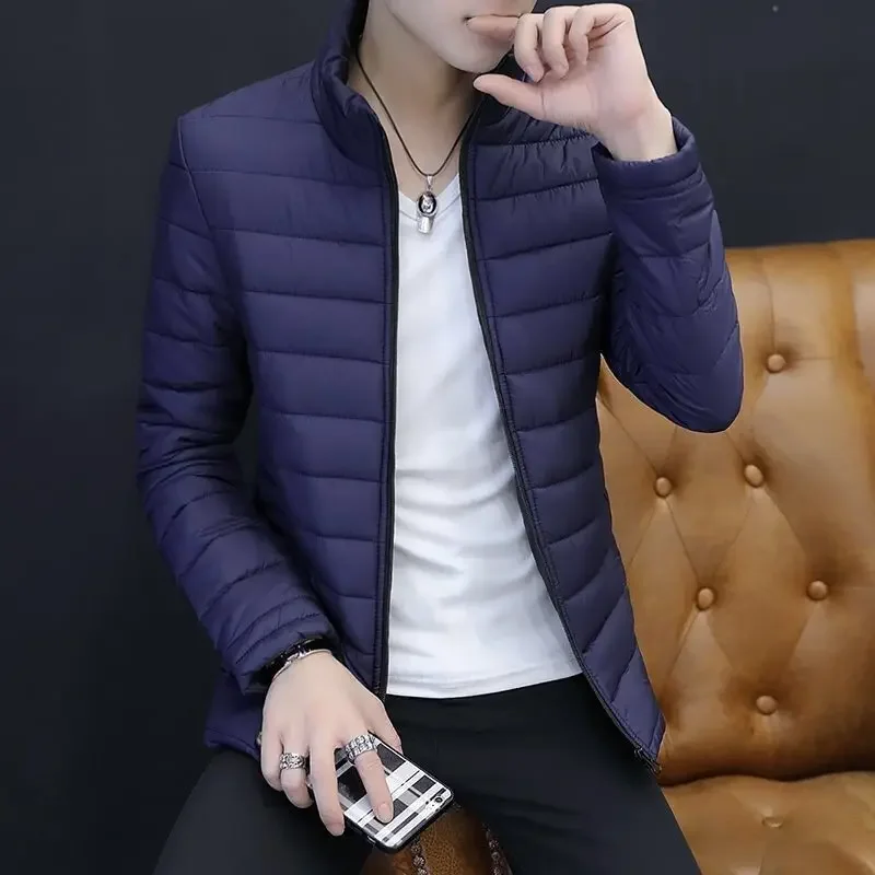 Короткие мужские стеганые куртки с воротником-стойкой корейские отзывы