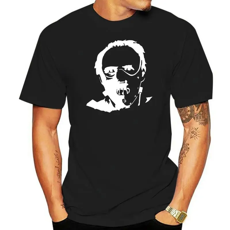 

Men t shirt Hannibal Lecter Silence of the Lambs Summer Fashion High Quality Tees Black Tops to 4XL women