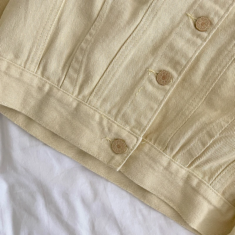 Новая женская джинсовая куртка модные однотонные универсальные шорты топ