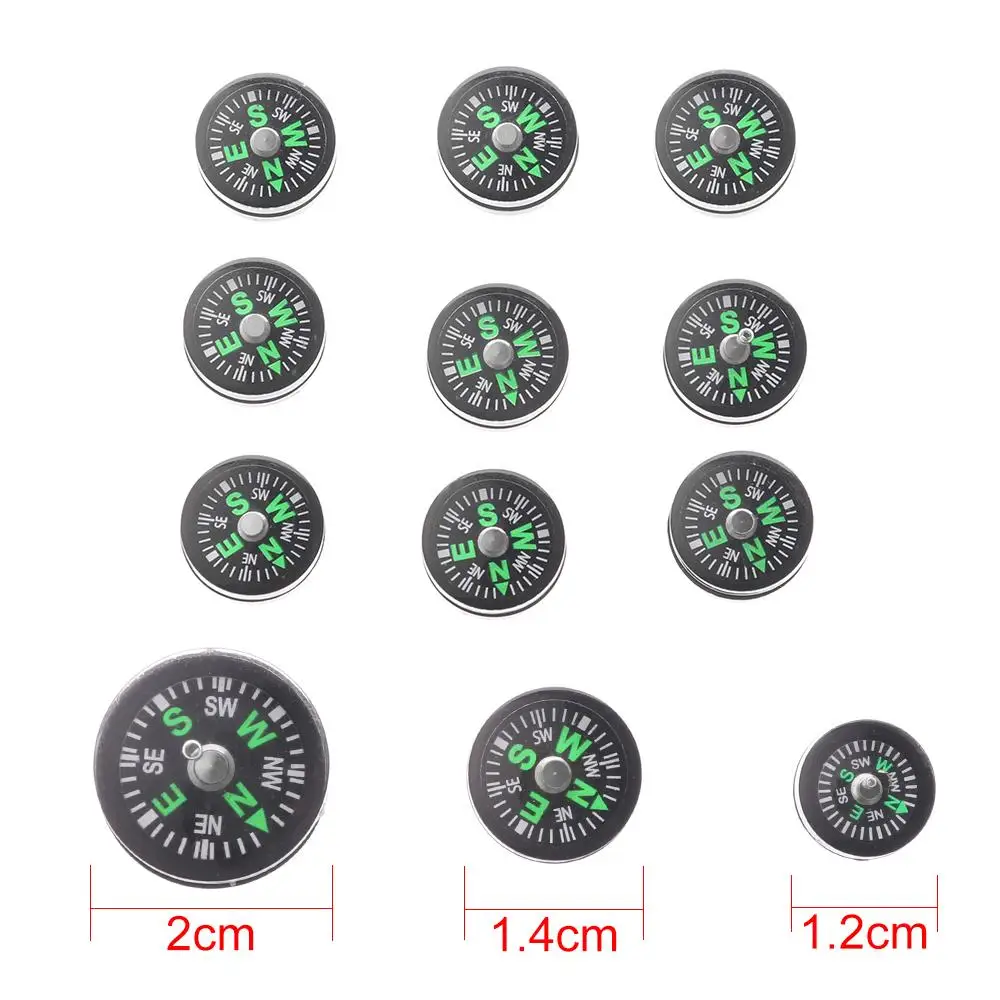 10 шт. портативный мини-Компас для кемпинга пешего туризма навигация товары