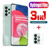 3in1 hydrogel film for samsung a 52s 32 42 72 5g full cover screen camera lens protective film sansung a 32 52 72 4g not glass