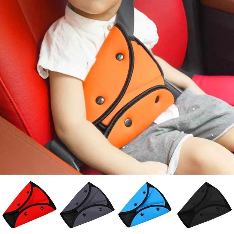 

Seat Safety Belt Cover Sturdy Adjustable Triangle Safety Seat Belt Pad Clips Baby Child Protection Car-Styling Car Goods