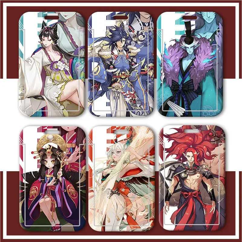 Игра Ootengu Onmyoji Shuten-douji Ferrule студенческий школьный держатель для карт ремешок еды