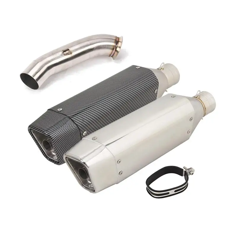 Motorcycle Exhaust Pipe Escape Muffler Mid Link Pipe Connect Tube With DB Killer Modified For DUKE 125 250 390 RC390 2017-2020