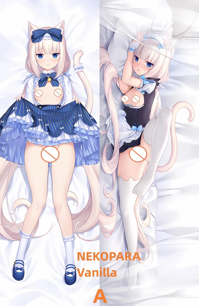 

Dakimakura Anime Pillow Case NEKOPARA Vanilla Double-sided Print Of Life-size Body Pillowcase Gifts Can be Customized