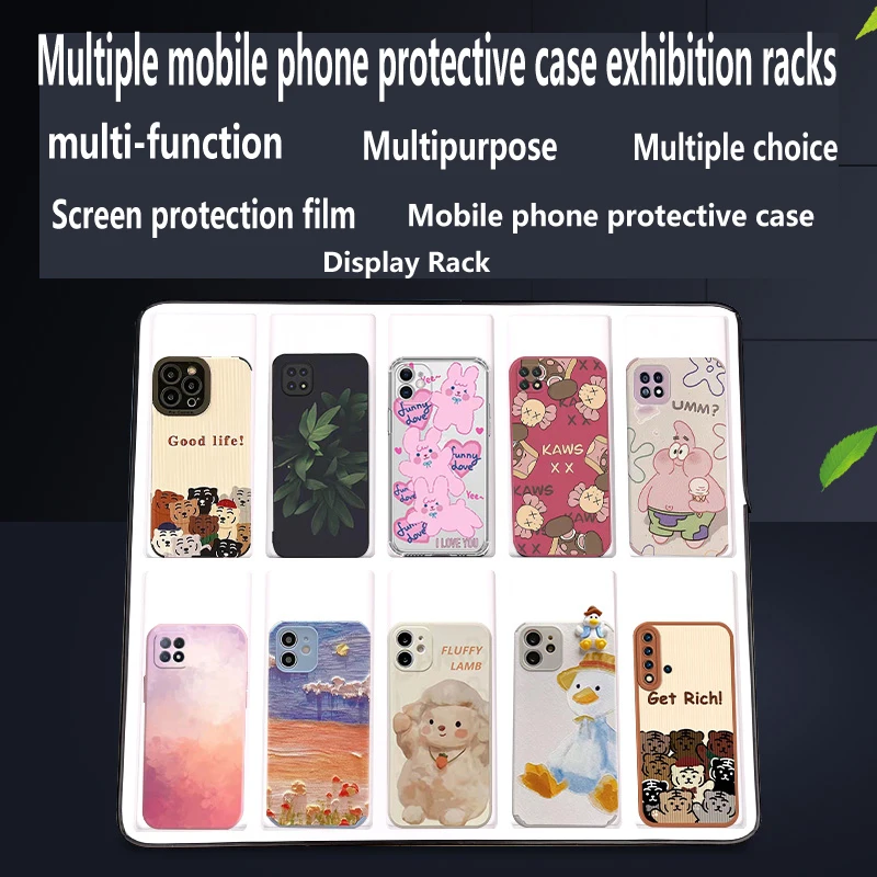 

New product multiple mobile phone case display rack mobile phone store counter display rack mobile phone case live broadcast dis