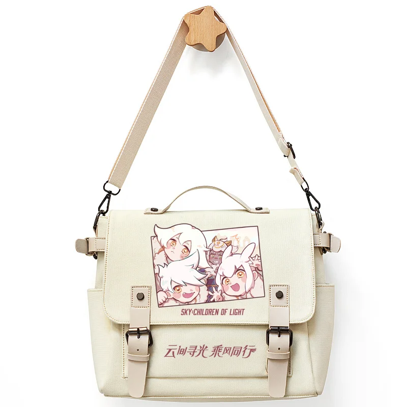 

Anime Game Sky:Children of the Light Shoulder Bag Cartoon Anime Cosplay Unisex Students School Bag 30x10x25cm Large-capacity Bag