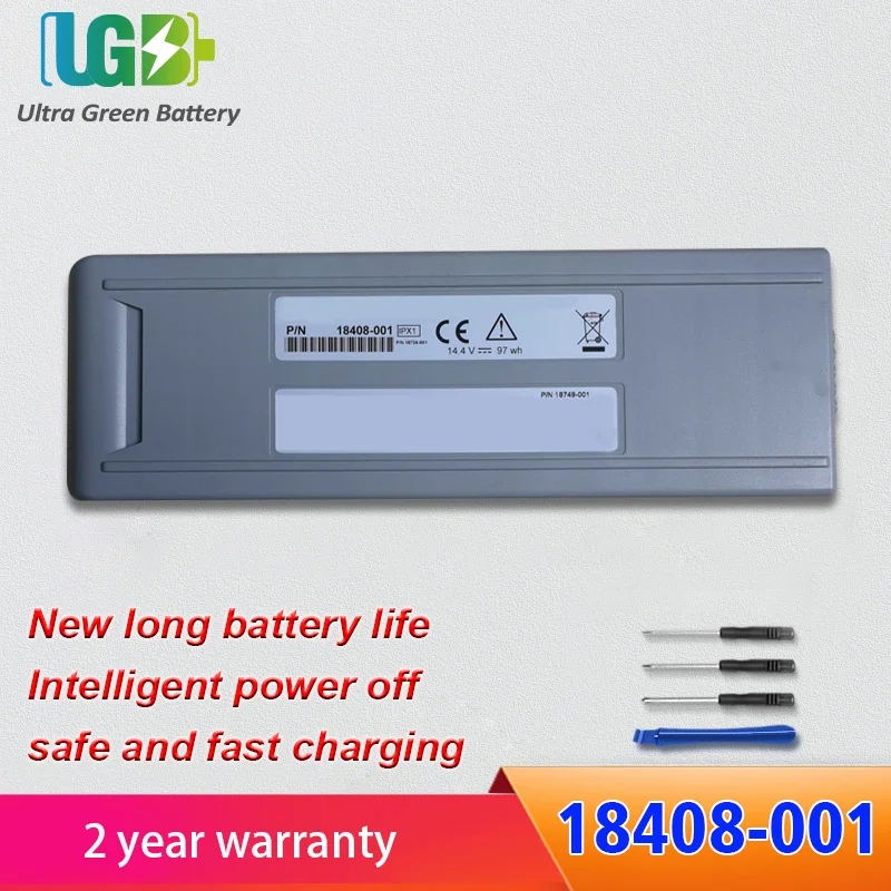 

UGB New 18408-001 Battery For CareFusion P/N 18408-001 Battery 14.4V 97Wh