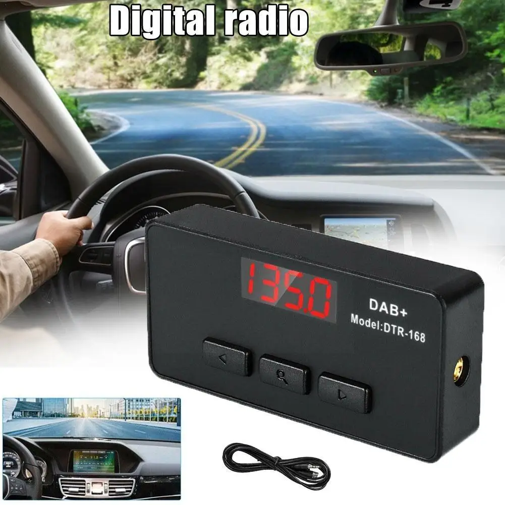 

DAB + антенна с USB-адаптером, приемник Android, автомобильный стереоплеер Автомобильный приемник GPS DAB + сигнальный приемник для универсального M3D1