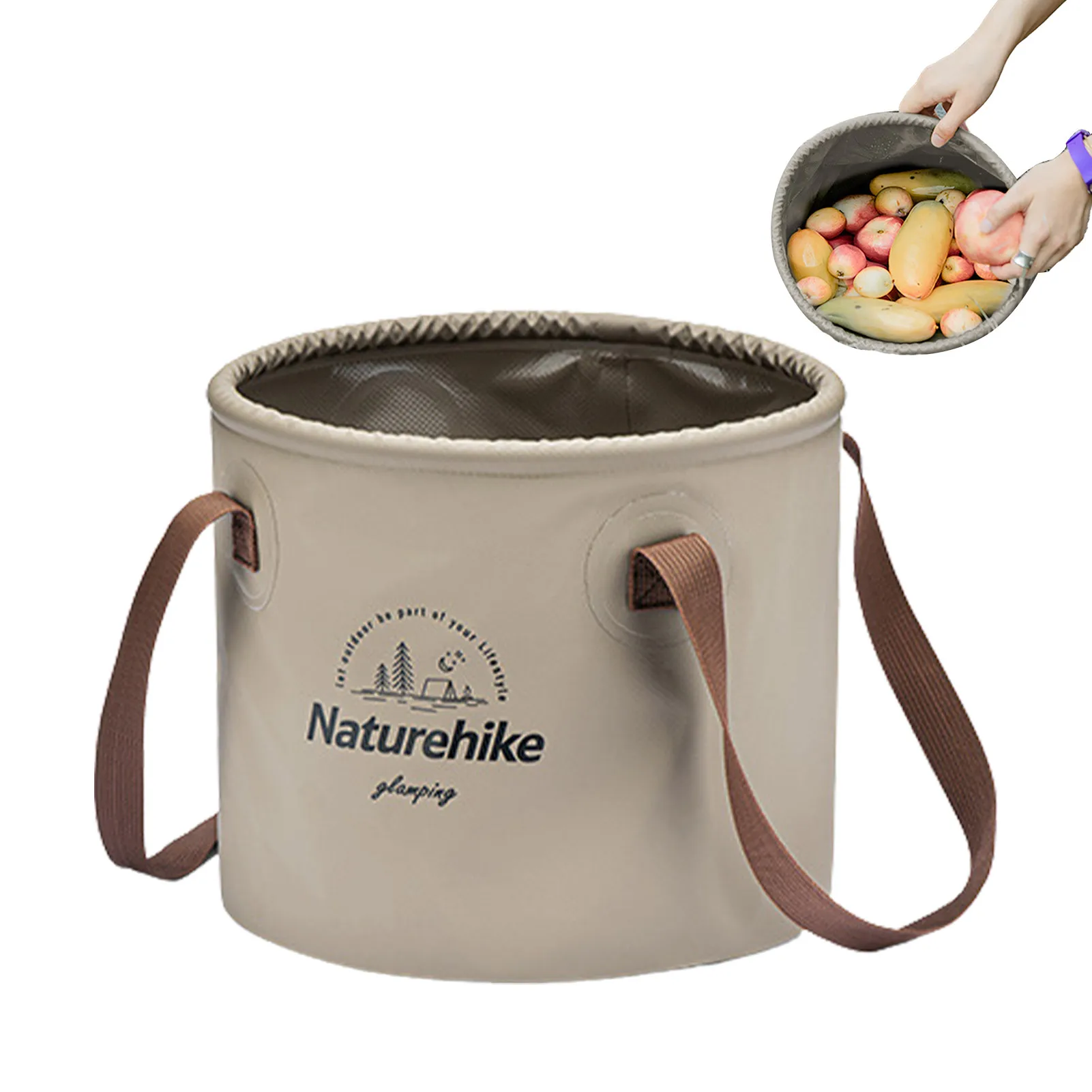 

Портативное складное ведро для воды, круглый корпус для путешествий, объем 10 л/20 л, Прочная Складная Раковина для кемпинга