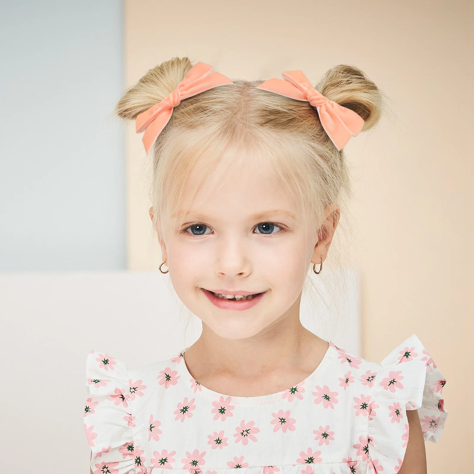 2 шт./компл. 3 ''однотонные бархатные банты для волос девочек заколки Baby Boutique