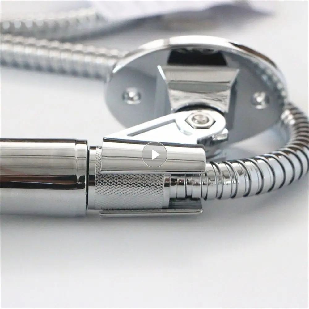 

Держатель для душа с фиксированным основанием, портативный пробойник для ванной, простой стойкий к ржавчине, Однотонный Регулируемый, для дома