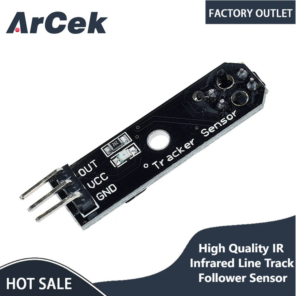 

10PCS High Quality IR Infrared Line Track Follower Sensor Obstacle Avoidanc for Arduino AVR ARM PIC DC 5V TCRT5000